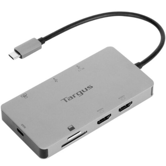 Targus - USB-C Dual HDMI 4K Docking Station - Silver - Picture 1 of 5